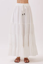 Load image into Gallery viewer, Coconut Tiered Maxi Skirt
