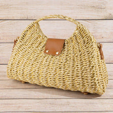 Load image into Gallery viewer, Woven Straw Handbag
