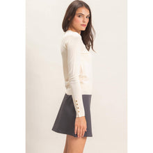 Load image into Gallery viewer, Crew Neck Sweater With Ribbed Hem (2 Colors)
