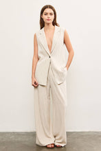 Load image into Gallery viewer, Striped Wide Leg Vest/Pant Set
