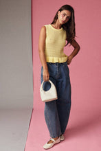 Load image into Gallery viewer, Ciara Knit Peplum Top (2 Colors)
