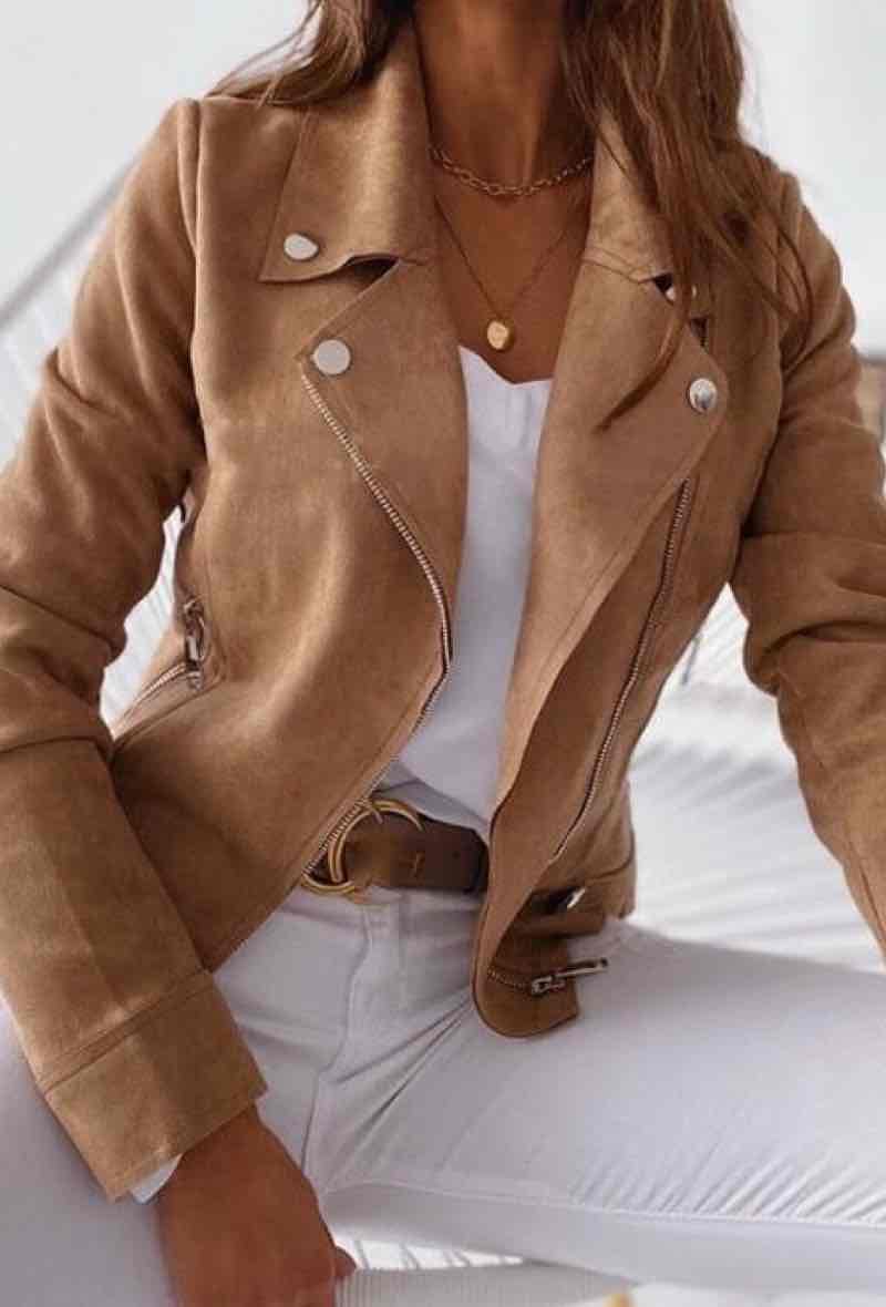 City Streets Suede Moto Jacket