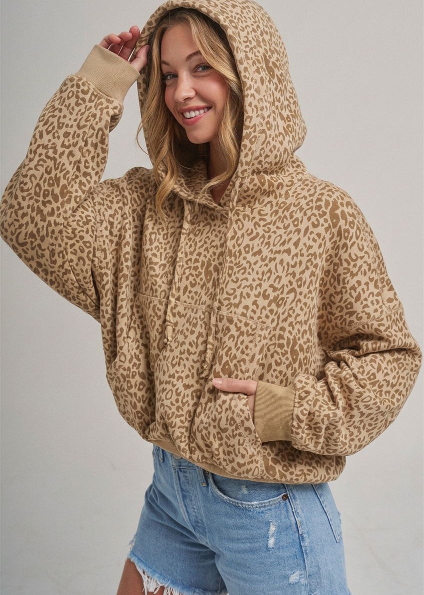 Wild Side Leopard Hoodie