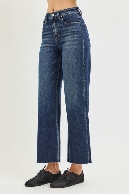 The Lisa High Rise Cropped Wide Leg Jeanh