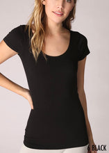 Load image into Gallery viewer, Cap Sleeve Scoop Neck Top (3 Colors)
