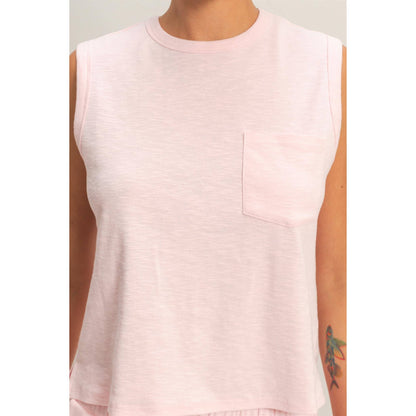 Pocket Cotton Tank (5 Colors)