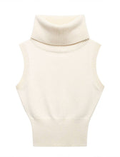 Load image into Gallery viewer, Audra Mock Neck Knitted Tank Top
