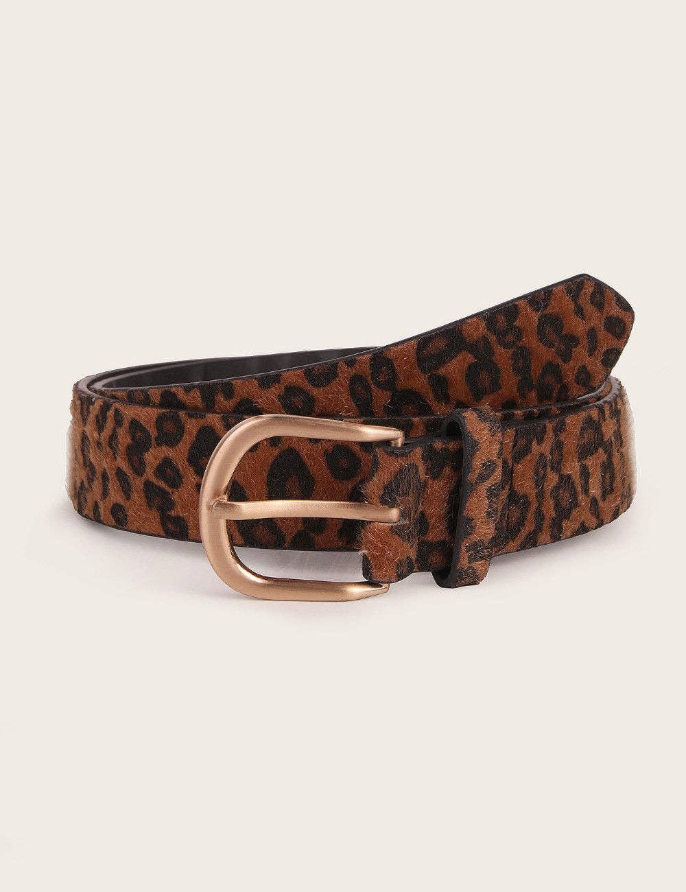 Leopard Print Belt