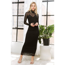 Load image into Gallery viewer, The Brit Mesh Maxi Dress
