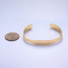 Load image into Gallery viewer, Minimalist 24K Gold Filled Band Cuff Bracelet
