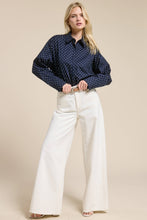 Load image into Gallery viewer, The Dotty Oversized Button-Down
