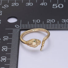 Load image into Gallery viewer, 18k Gold Filled Dainty Snake Ring
