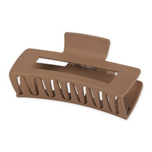 Load image into Gallery viewer, Large Matte Hair Claw - Brown
