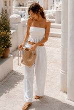 Load image into Gallery viewer, Lacewave Crochet Peplum Tube Top
