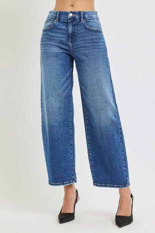 The Alexia Slouchy Crop Barrel Jean