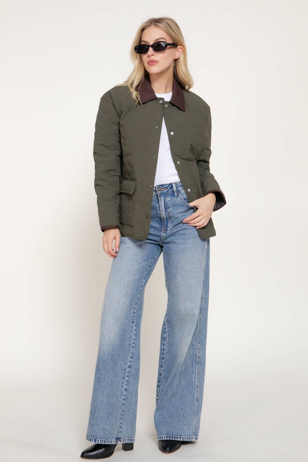 The Willa Quilted Barn Coat (2 Colors)