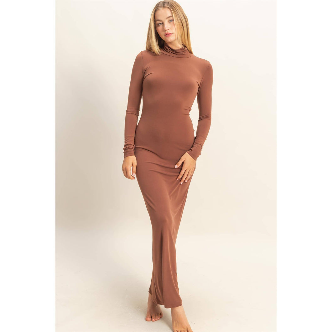 The Sloan Turtleneck Maxi Dress
