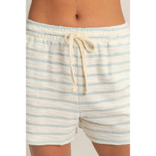 Load image into Gallery viewer, Terry Cloth Stripe Drawstring Short
