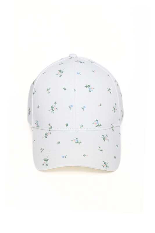 Floral Print Baseball Cap