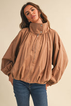 Load image into Gallery viewer, Delphine Light Weight Bubble Hem Jacket
