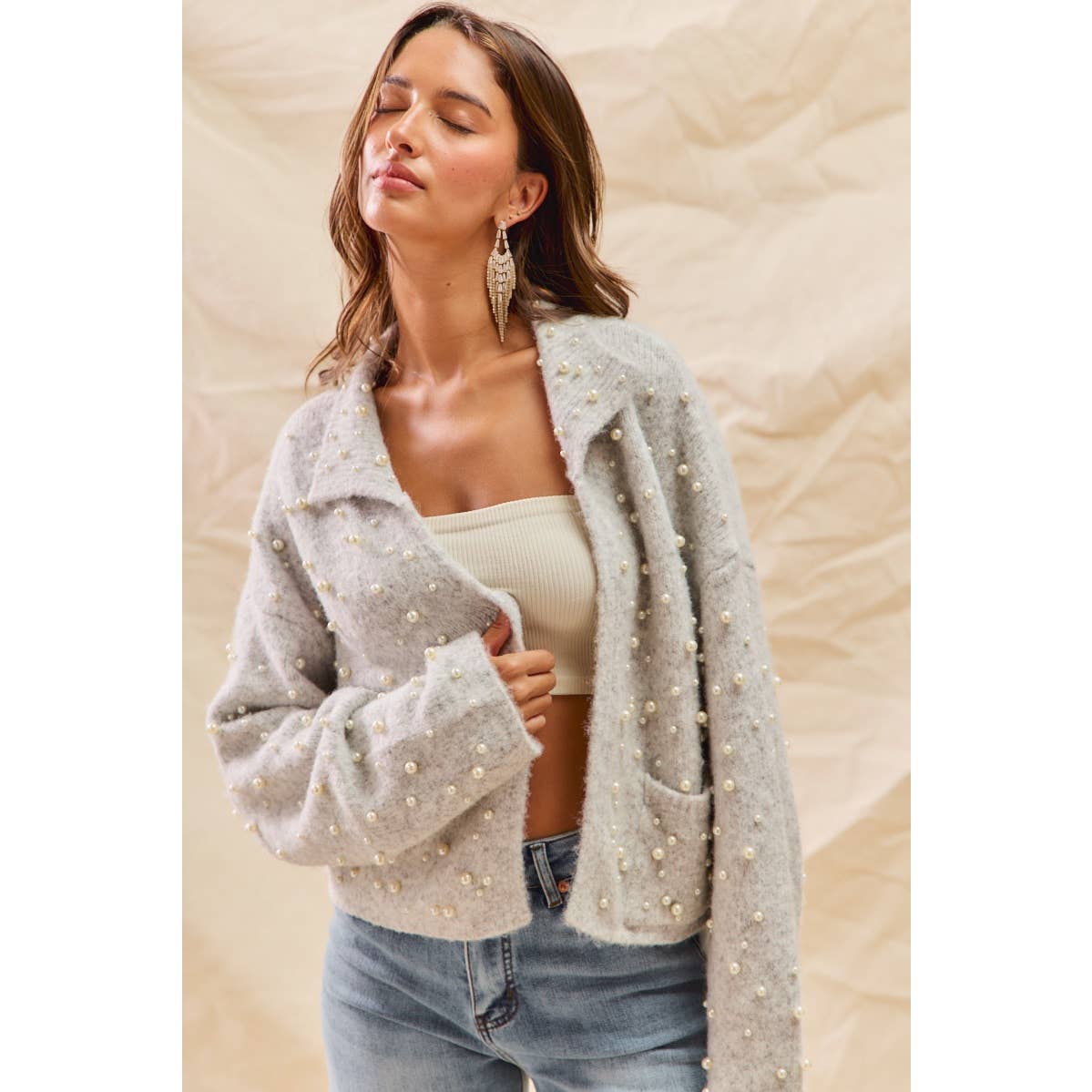 The Estelle Pearl Cardigan