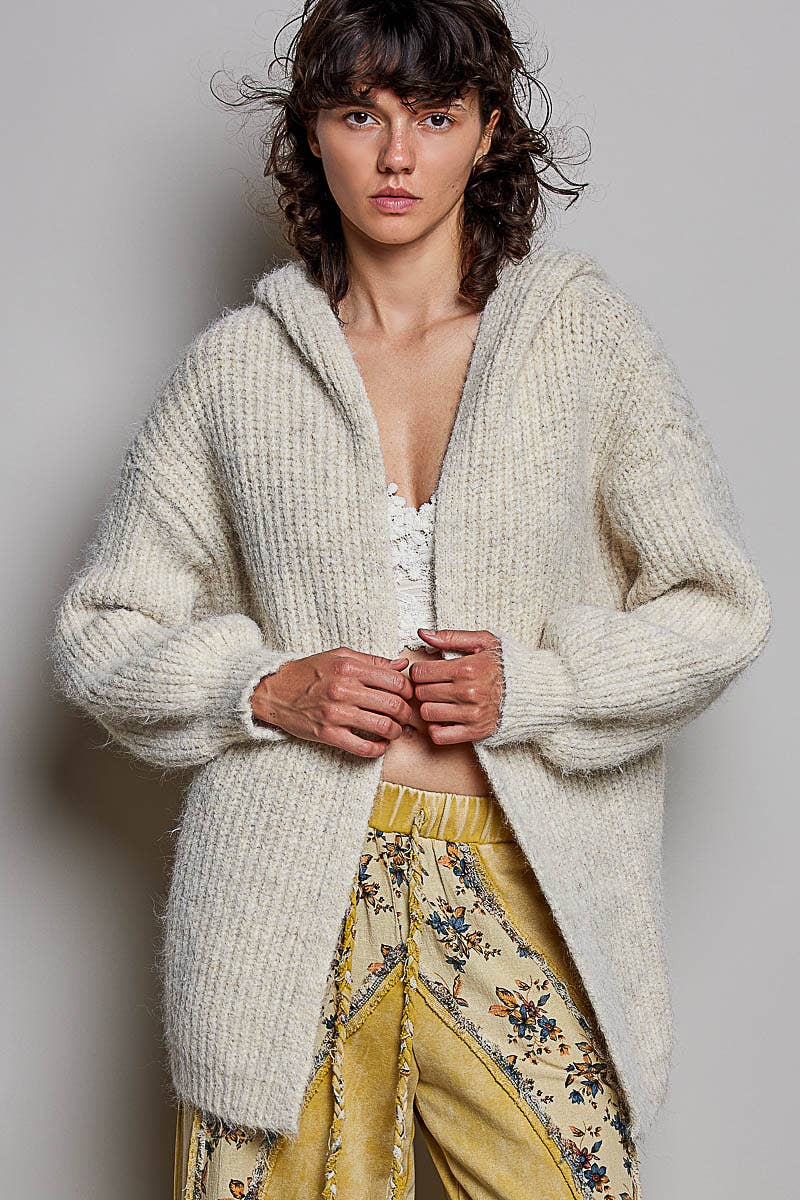 Cozy Escape Hooded Cardigan