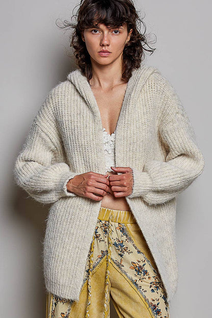 Cozy Escape Hooded Cardigan