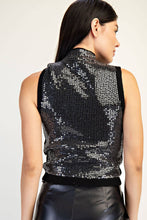 Load image into Gallery viewer, The Dorit Sequins Mock Neck Sweater
