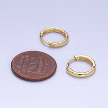 Load image into Gallery viewer, 14K Gold Filled 13mm Minimalist Huggie Earrings
