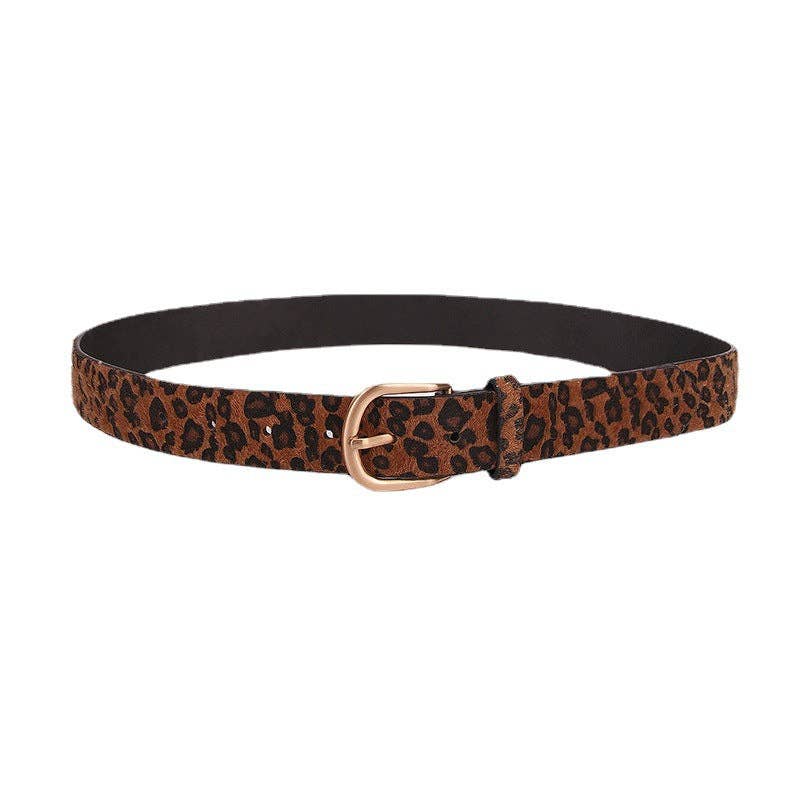 Leopard Print Belt