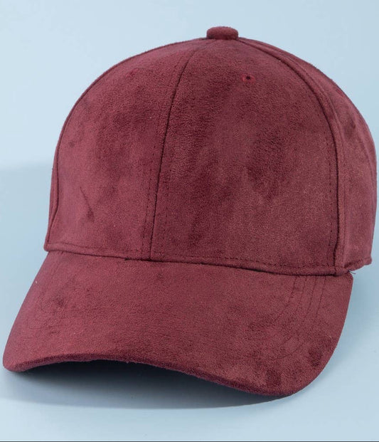 Soft Suede Baseball Cap