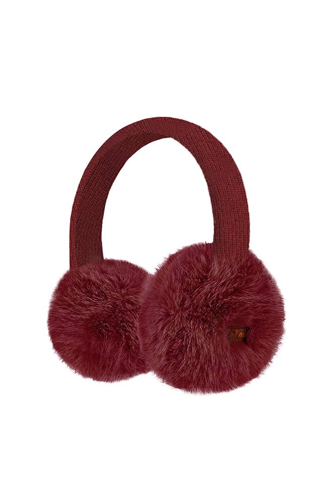 Faux Mink Earmuff (3 Colors)