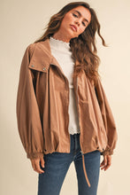 Load image into Gallery viewer, Delphine Light Weight Bubble Hem Jacket
