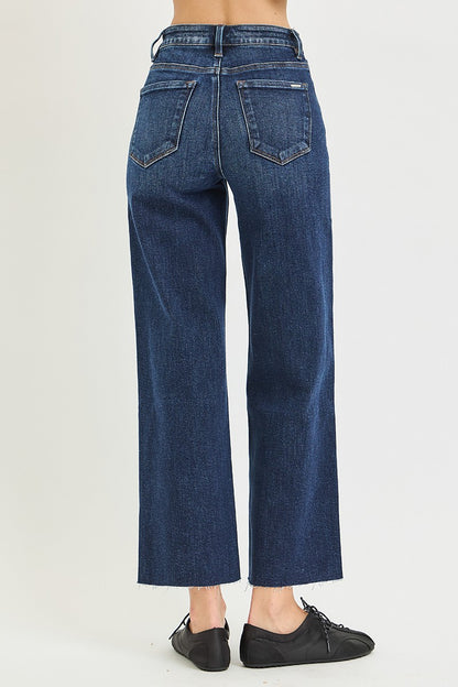 The Lisa High Rise Cropped Wide Leg Jeanh