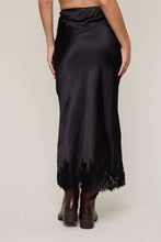 Load image into Gallery viewer, Valerie Lace Satin Midi Skirt (2 Colors)
