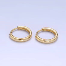 Load image into Gallery viewer, 14K Gold Filled 13mm Minimalist Huggie Earrings
