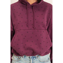 Load image into Gallery viewer, Star Print Bubble Hoodie
