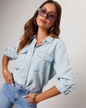Load image into Gallery viewer, The Soft Denim Button Down (2 Colors)
