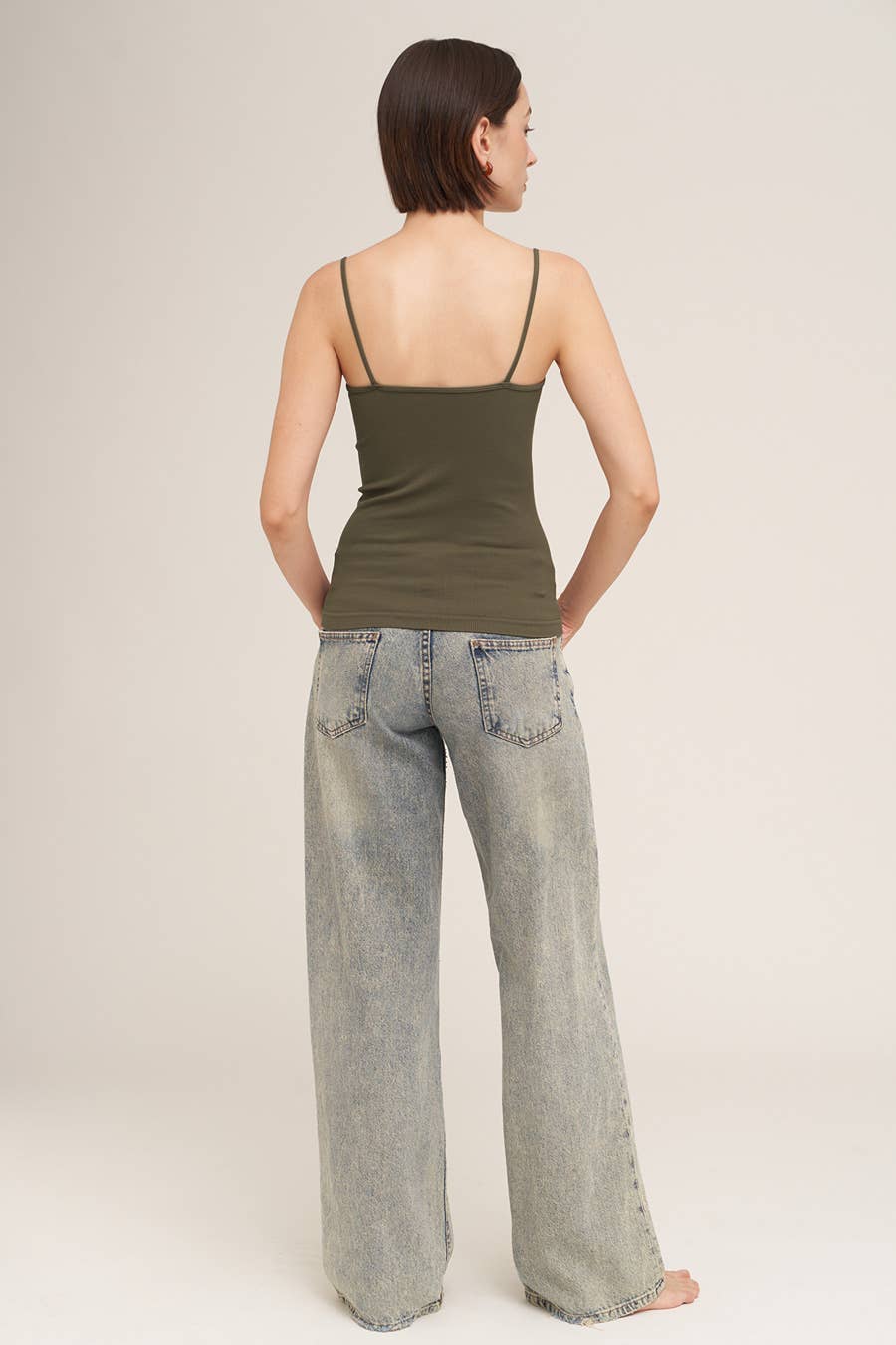 Olivia Lace Trim V-Neck Cami (5 Colors)