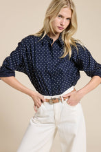 Load image into Gallery viewer, The Dotty Oversized Button-Down
