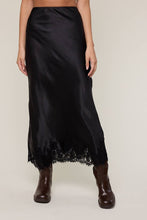 Load image into Gallery viewer, Valerie Lace Satin Midi Skirt (2 Colors)
