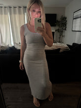 Load image into Gallery viewer, Aria Double Layered Ribbed Tank Maxi Dress
