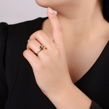 Load image into Gallery viewer, Simple Minimalist Gold Filled Wrapped Adjustable Ring
