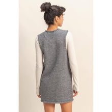 Load image into Gallery viewer, Kate V Neck Sleeveless Knit Mini Dress
