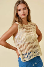 Load image into Gallery viewer, Leila Crochet Tank Top (2 Colors)
