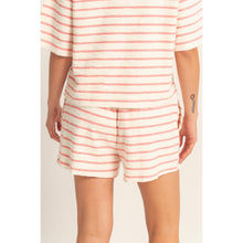 Load image into Gallery viewer, Terry Cloth Stripe Drawstring Short
