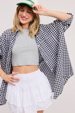 Load image into Gallery viewer, Paige Gingham Button Down Shirt (2 Colors)
