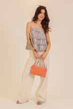 Load image into Gallery viewer, Blue Harbor Ruffle Tiered Strapless Top
