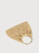 Load image into Gallery viewer, Golden Coast Raffia Stud Bag
