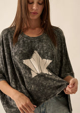 Load image into Gallery viewer, Star Print Oversized Graphic Tee
